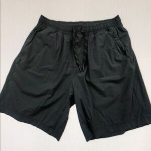 Black Athletic Drawstring Shorts